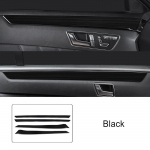 Roostevabast terasest uksekaunistusribad Mercedes Benz E-klassile W212 2010-2015 Autostiil Siseaksessuaarid must