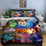 3D Prinditud Sisek&uuml;ljega Voodipesukomplekt Laste Tekikate Padjap&uuml;&uuml;rid T&auml;iskasvanute ja Laste Tekikate Luksuslik S&uuml;nnip&auml;evakingitus 100x135cm-2pcs blue