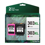 WISETA 303XL Lot de Cartouches d'encre 303 XL Compatible HP 303XL Cartouches Compatible HP Envy Photo 7830 6232 6230 7134 7130