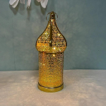 1tk Maroko Metallist Vintage Tuulevalgusti Laterna K&uuml;&uuml;nlahoidja Lauapealne Ramadan Kodu Dekoor Tarvikud Ornament Kaunistus Kingitused
