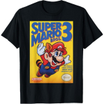 Super Mario Bros 3 lendav pesukaru-Mario plakat T-s&auml;rk S mitmev&auml;rviline