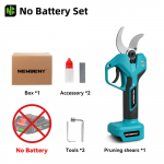 NewBeny 2 k&auml;iku 65mm harjadeta elektriline oksak&auml;&auml;r puuviljapuu bonsai p&uuml;gamisk&auml;&auml;r v&otilde;imsust&ouml;&ouml;riistad Makita 18V aku jaoks pin NO Battery