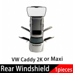 For Volkswagen VW Caddy 2K Maxi 2003~ Auto Parasol Window Sunshades Heat Thermal ulation Anti-UV Windshield Accessories Rear Windshield