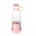 Mini kaasaskantav elektriline puuviljamahlapress Mahlapressi &scaron;eikeri tass Laetav mahlatops, segamine PINK valge