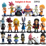 20 TK Bandai Dragon Ball Z Komplekt Super Son Goku Vegeta Broly Buu Tegevuskuju Anime Kujukesed Ultra Instinct Mudel Kingitused M&auml;nguasjad