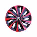 Volkswagen Skoda Fabia & Rapid 14 Ratta Keskkatte ja Rehvi Katted Terasvelgede jaoks