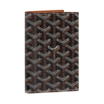 Goyard Grenelle Monogrammiga Klapiga Tasku L&otilde;uendi ja Nahaga Kaardihoidja Passihoidja Unisex Aksessuaarid Must Pruun GRENELPMLTY-01CL03X Gift Box Set (Basic Set+Box)