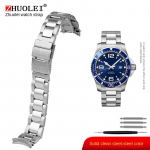 21mm k&otilde;rge kvaliteediga roostevabast terasest kellarihm Longines Strap L3 hydroconquest L3.642.4/L3.781.4/L3.782 jaoks, kumer ots 21mm h&otilde;be