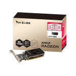 Kuroutoshikou AMD Radeon RX 6400 graafikakaart, madala profiiliga, 4 GB, (RD-RX6400-E4GB/LP) must