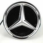 Auto esiv&otilde;re valgustatud t&auml;he embleem LED valgustusega logo valge sinine punane valgus Mercedes Benz W205 C E R ML GL GLA CLA CLS 2013-2016 jaoks Glowing red