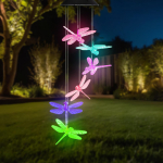 1 tk V&auml;listingimustesse sobiv P&auml;ikeseenergia aia mitmev&auml;rviline tuulekellvalgusti P&otilde;hja-Ameerika kardinalid Liblikas Kiil Sookurg ja nii edasi 0-5W