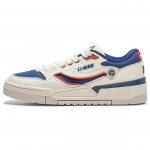 Li Ning 001 BTC PREMIUM Cushioning Slip Resistant Abrasion Resistant Low top Casual Shoes Men's White Blue AGCT495-2 41