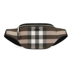 Burberry Moeline ruuduline nahast &otilde;la-crossbody rinnakott v&ouml;&ouml;kott minikott meestele pruun 80507971 Basic Set (Bag+Dust Bag)