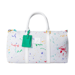 Jordan Aj 25 Varakevadine Pritsmeprindiga Vabaaja Suure Mahutavusega Pol&uuml;ester Reisi-Tote Kott Unisex Kotid Valge JD2513021AD-001 White