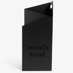 Porte-parapluie - Divit RS4 - Acier rev&ecirc;tu - Noir - 18&times;23&times;58 cm must