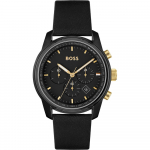BOSS Trace Must Nahk Meeste Kvarts Kronograaf K&auml;ekell 1514003 must