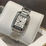 Kajia UK Rooma numbritega Teemantidega Kaunistatud Ruudukujuline Kvarts Unisex K&auml;ekell - Klassikaline Parim M&uuml;&uuml;ja 22.7*30.2 mm