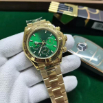 Laojia Daytona Seeria Roheline Kuld Meeste Universumi Kronograaf Automaatne Mehaaniline Kell