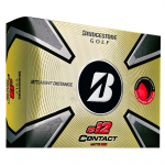 BRIDGESTONE GOLF 2023 e12 CONTACT Golf 1 tosin USA Punased pallid, (12 palli), 3-osaline, Import,