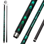 OKHEALING S&uuml;sinikkiust Piljardikepikepulk Madala Deflektsiooniga Billardi Kepike 12,5 mm Otsik, Radiaalne Pin-liigend 147 cm/58 tolli Pikkus 19 oz Kaal, M&auml;ngukepikepulk roheline