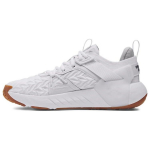 Under Armour Project Rock 6 Naiste Valge Khaki Treeningjalatsid 3026535-100 36.5