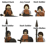 Troonide m&auml;ng Komplekt ehitusklotsid Cersei Lannister Jon Snow Arya Stark Miniatuursed tegevuskujukesed Klotsid M&auml;nguasi