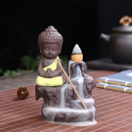 Loominguline Buddha aroomiteraapia viirukihoidja kaunistused Keraamilised tagasivoolu viirukihoidjad k&auml;sit&ouml;&ouml; Kodune lugemistuba lauale kaunistus