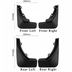 Autokaitseplekid SEAT Ateca KH7 2017~2025 2019 Mudapleidid Pritsmekaitsed Rattakaitsekatted Rattakaitse Osad Tarvikud must
