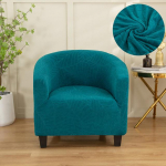 Klubitooli kattekomplekt Veniv Barrel-toolikattekomplektid Jacquard-mustriga Tub-toolikattekomplektid Pehme Spandexi Tugitooli diivanikate Eemaldatav UNIVERSAL SIZE nefriit