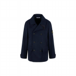 Stone Island &uuml;hev&auml;rviline kahe n&ouml;&ouml;biriviga l&uuml;hike mantel Meeste mantlid Tume-sinine 791543030-V0028 M