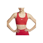 Nike Swoosh Keskmise toega polsterdatud spordirinnahoidja University Red Black DX6822-657 XS