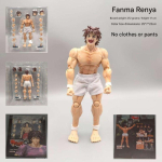 17cm Baki Hanma 1/12 liigendatud anime figuurmudel kuju suurep&auml;rane igap&auml;evaseks kasutamiseks t&auml;iuslik kingituseks valmistatud hoolega 18cm gray