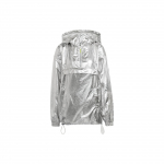 Adidas Originals Trefoil &Uuml;hev&auml;rviline poollukuga kapuutsiga jakk Unisex jakk H&otilde;bedane HN5854 S