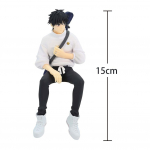 Anime JJK Kuju Fushiguro Megumi kuju istuvas poosis okkotsu yuta tegevuskuju PVC kuju kollektsioon unisex s&uuml;nnip&auml;evakingitus 15CM 15CM