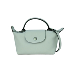 Longchamp Le Pliage Xtra Reljeefne Logo Eemaldatav Reguleeritav &Otilde;larihm Nahast Mini &Otilde;la-Crossbody Kott Naiste K&auml;ekotid Sammalroheline 34205987M07 Basic Set (Bag+Dust Bag)