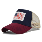 Vintage Ameerika lipuga v&otilde;rkbaseballikep meestele ja naistele Snapback Mugav reguleeritav Moodne Hip Hop V&auml;litingimustes p&auml;ikesekaitse m&uuml;ts 54-60cm black