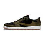 Travis Scott X Jordan Air Jordan 1 Vintage Korvpallijalatsid Unisex Madalad Must DZ4137-700(Team1142-) 35.5 black
