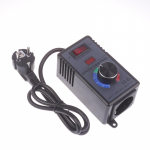 220V/110V 4000W Ventilaatori kiiruse regulaator 10A &Uuml;lekoormuskaitse Nurklihvmasina regulaator K&auml;si-elektritrelli kiiruse reguleerimine EU