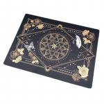 Black Magic ruudustikuga l&otilde;ikealus 1 tk 30*22cm A4 iseparanev k&auml;sit&ouml;&ouml;alus k&auml;sit&ouml;&ouml;kaardi, kanga, naha, paberi l&otilde;ikamisvahend padi kirjutusalus (Black,A4)