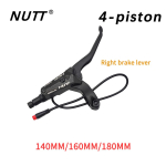 NUTT Elektrirolleri Pidurid 4-kolvilised Y-5 h&uuml;draulilised ketaspidurid, 140, 160, 180 ketast, sobivad A5-D, KUGOO M4 Pro jaoks 4 right