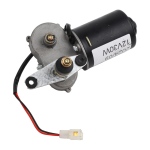 12V tuuleklaasipuhasti mootor paatidele, haagissuvilatele, matkaautodele ja kergetele haagistele Wiper motor gray