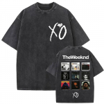 The Weeknd XO Tour 2025 Vintage Pesuga T-s&auml;rk Meeste Naiste Popmuusika L&uuml;hikeste Varrukatega T-s&auml;rgid R&auml;pp Hip Hop Gooti R&otilde;ivad T-s&auml;rgid S mitmev&auml;rviline