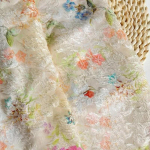 Digitaaltr&uuml;kiga &scaron;ifoonkangas Lilleline akvarell DIY &otilde;mblemiseks Cheongsam Retro kleidi materjal Jacquard-disain naistele 2025 100X145cm