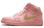 Air Jordan 1 Mid SE 'Coral Stardust'GS BQ6931-600 37.5