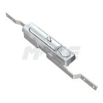 MK419 Toitejaotuskapp Tasapinane Lukk Mehaaniline Ukselukk T&ouml;&ouml;stuslik Tasapinane Elektrikapp &Uuml;hendusvarras Lukk (as the picture,White)
