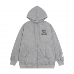 Kvaliteetne GALLERY DEPT Ameerika streetwear klassika kirjalogo prindiga kapuutsiga lukuga dressipluus S must