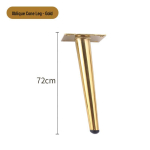 Reguleeritavad lauad ja m&ouml;&ouml;bijalad kappide, toolide, diivanite, tualettlaudade ja s&ouml;&ouml;gilaudade, baari v&otilde;i kohvilaudade jaoks Slanted Cone Leg - Height 72CM - Gold