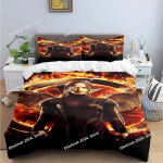 N&auml;ljam&auml;ngud Mood Anime 3D Digitaaltr&uuml;kiga Voodipesukomplekt Tekikott Tekk Voodi Noored Lapsed T&uuml;drukud Poisid Kingitus Kodu Tekstiilid 135x200cm brown