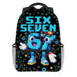 Moodne Uudne Lahe 67 kuus seitse &Otilde;pilane Koolikott S&uuml;learvuti Seljakotid 3D Tr&uuml;kk Oxford Veekindel Poiste/T&uuml;drukute Reisiseljakotid blue