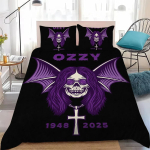 Peen O-Ozzy Band O-Osbourne Tekikott Voodipesukomplekt Magamistoa Kaunistus 2/3-osaline komplekt &Uuml;he-, Kahe-, Suurused Kingitus 140x200cm